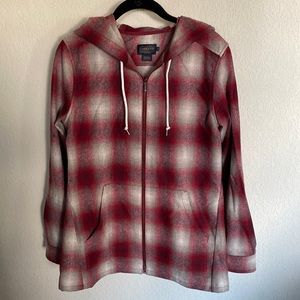 Plaid, Wool Pendleton Hoodie.